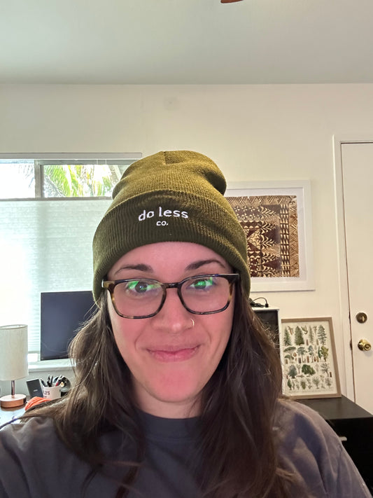 do less - beanie