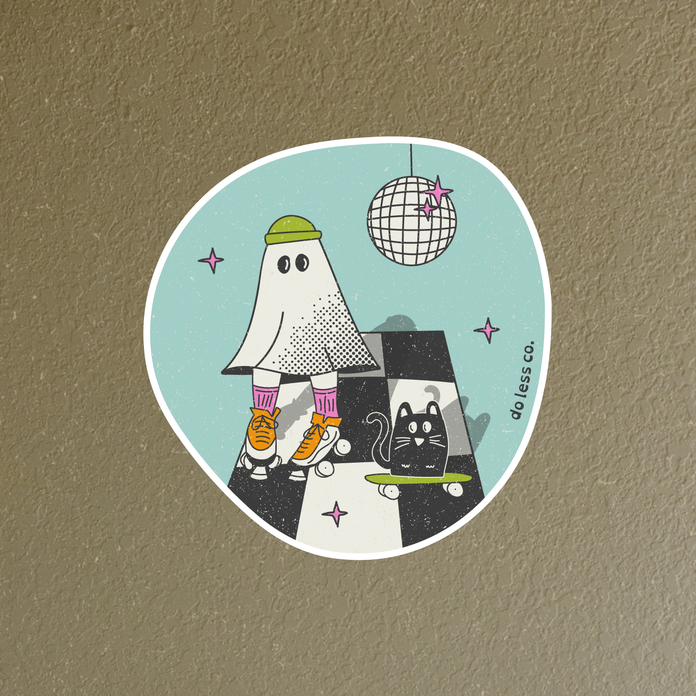 disco halloween - sticker