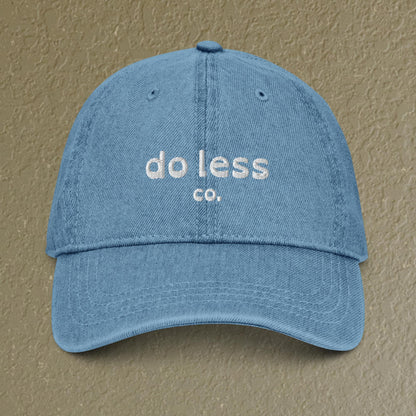 do less - denim hat