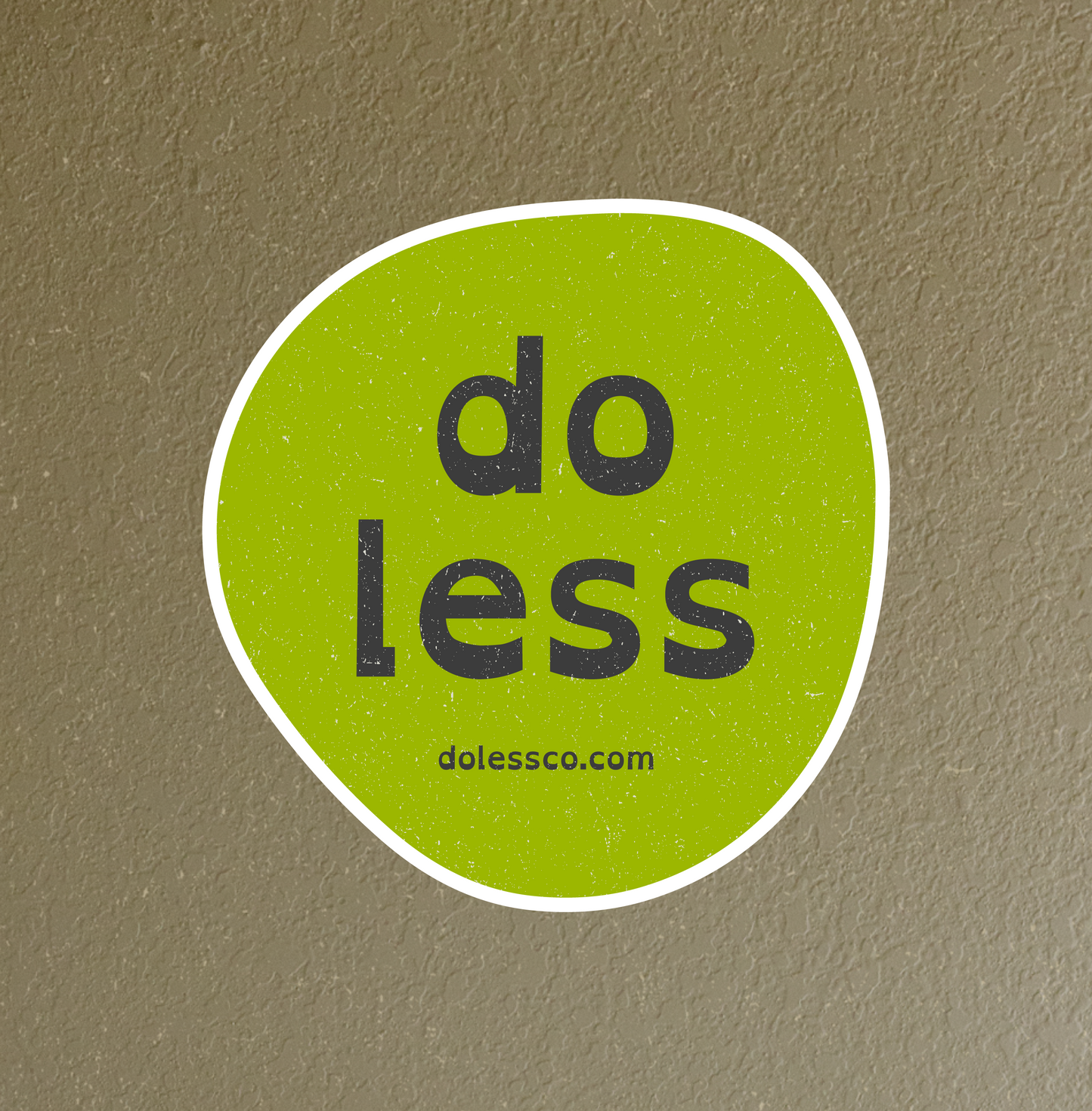 do less sticker - green