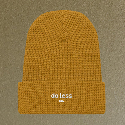 do less - waffle beanie