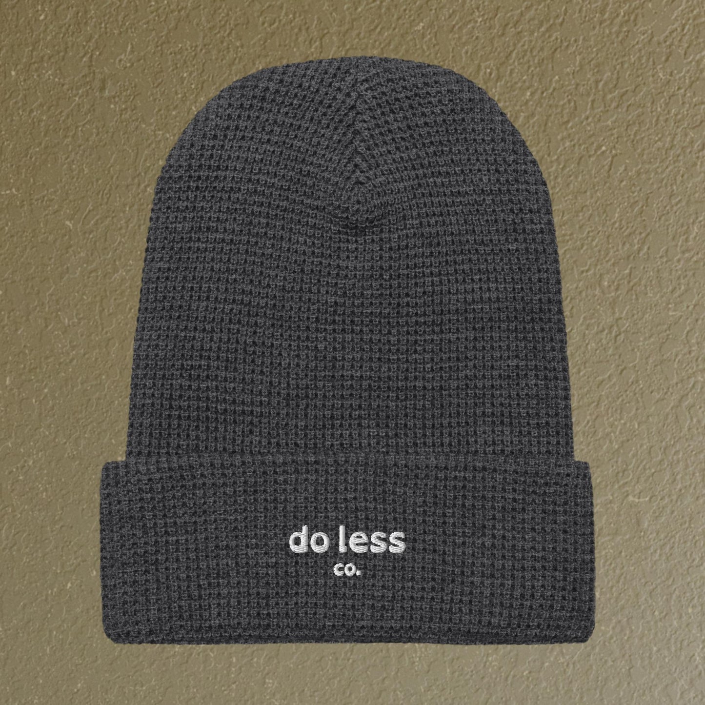 do less - waffle beanie