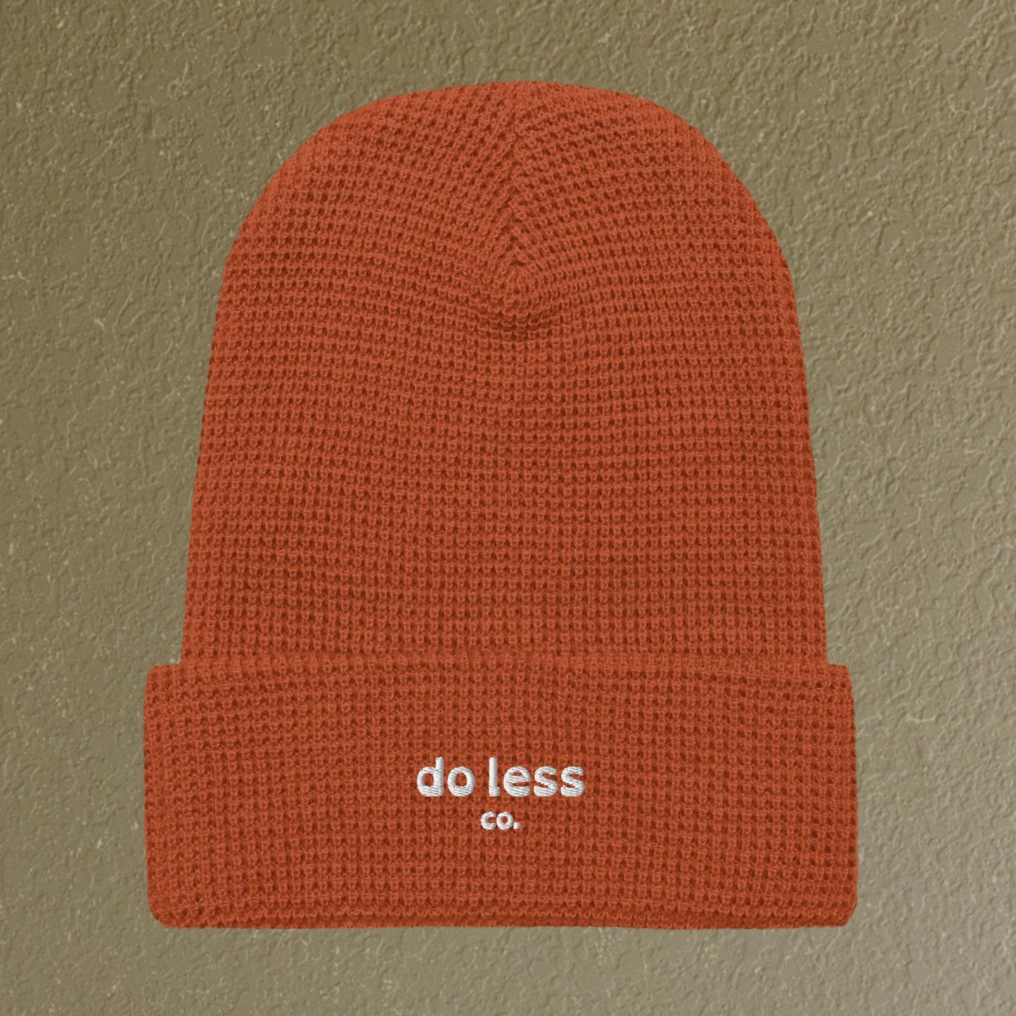 do less - waffle beanie